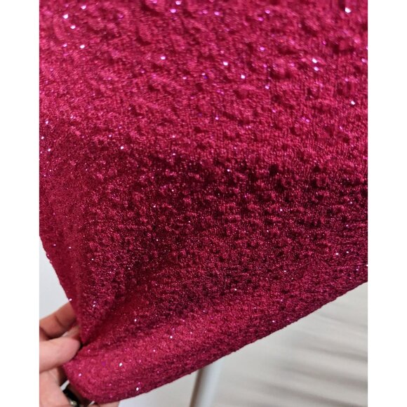 Windsor Raise A Glass Pink Glitter Mini Dress With Rhinestone Straps - Picture 10 of 13